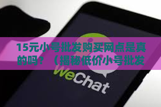 15元小号批发购买网点是真的吗？（揭秘低价小号批发陷阱）