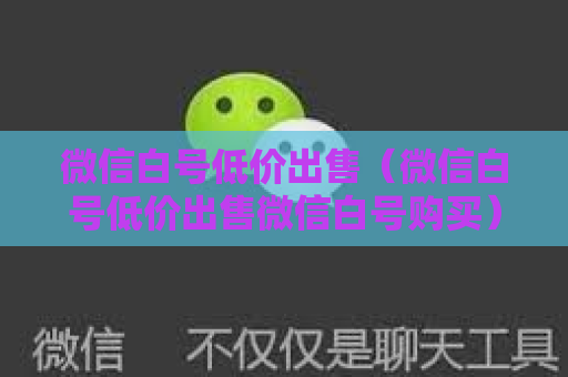 微信白号低价出售（微信白号低价出售微信白号购买）