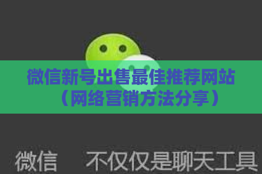 微信新号出售最佳推荐网站（网络营销方法分享）