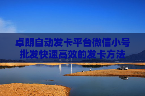 卓朗自动发卡平台微信小号批发快速高效的发卡方法