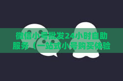 微信小号批发24小时自助服务（一站式小号购买体验）