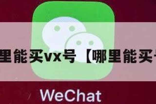 哪里能买vx号【哪里能买号】